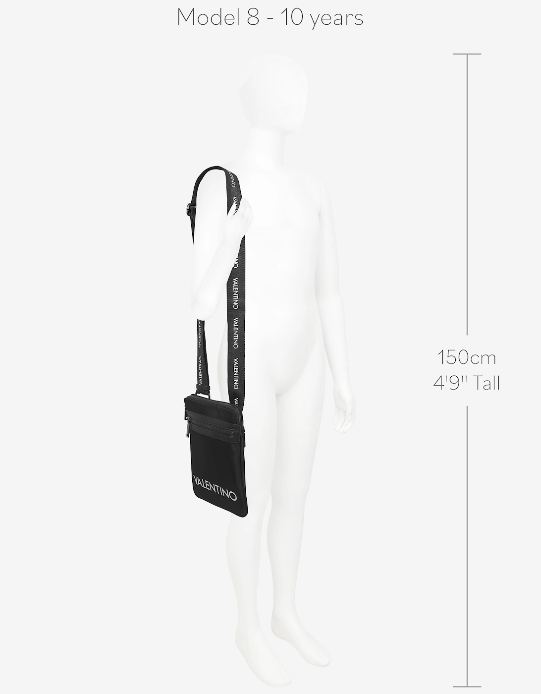 Kylo Crossbody Bag in Black (25cm)