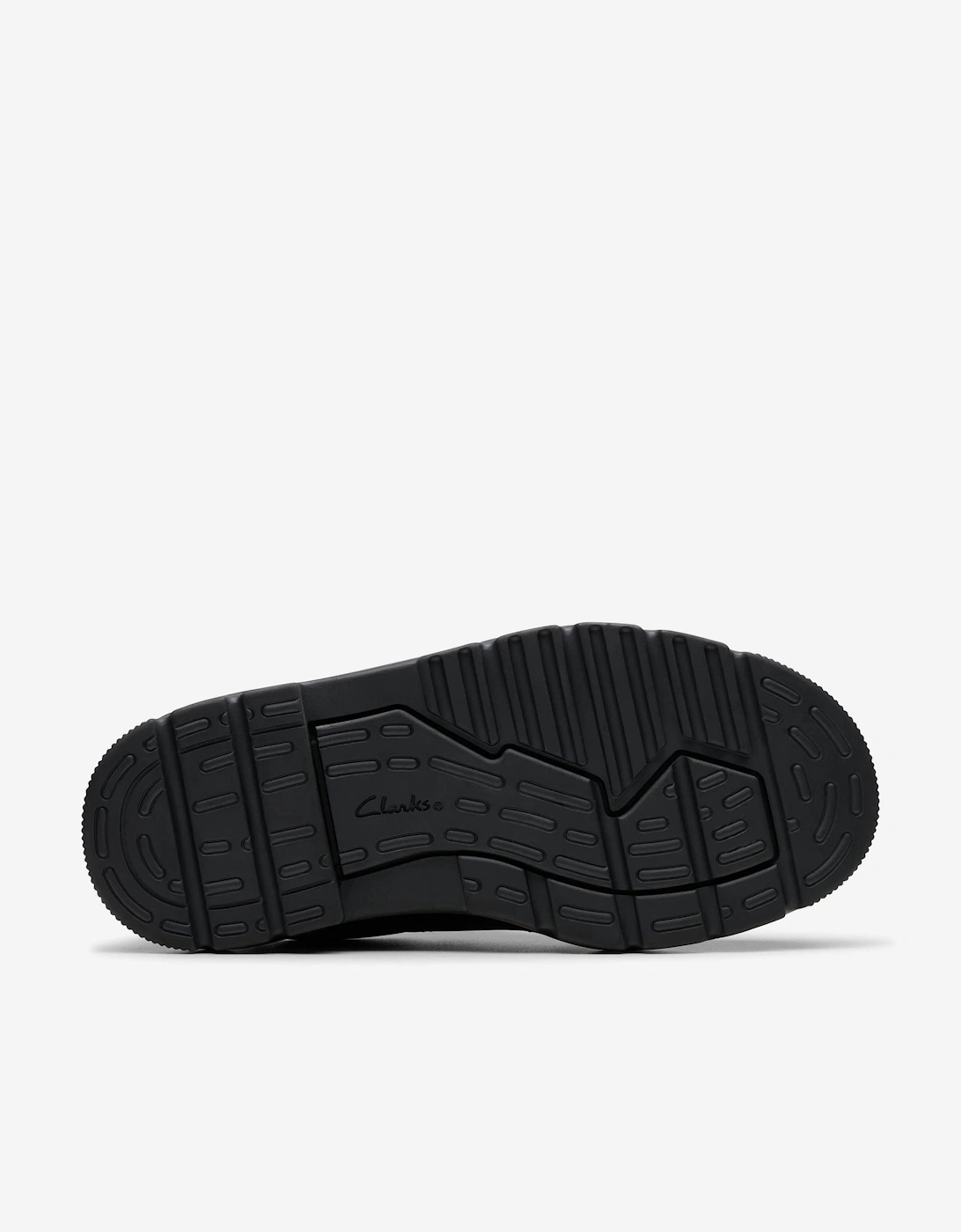 Boys Leather Lorcam Edge Shoes in Black