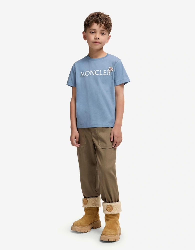 Boys Logo T-Shirt in Blue