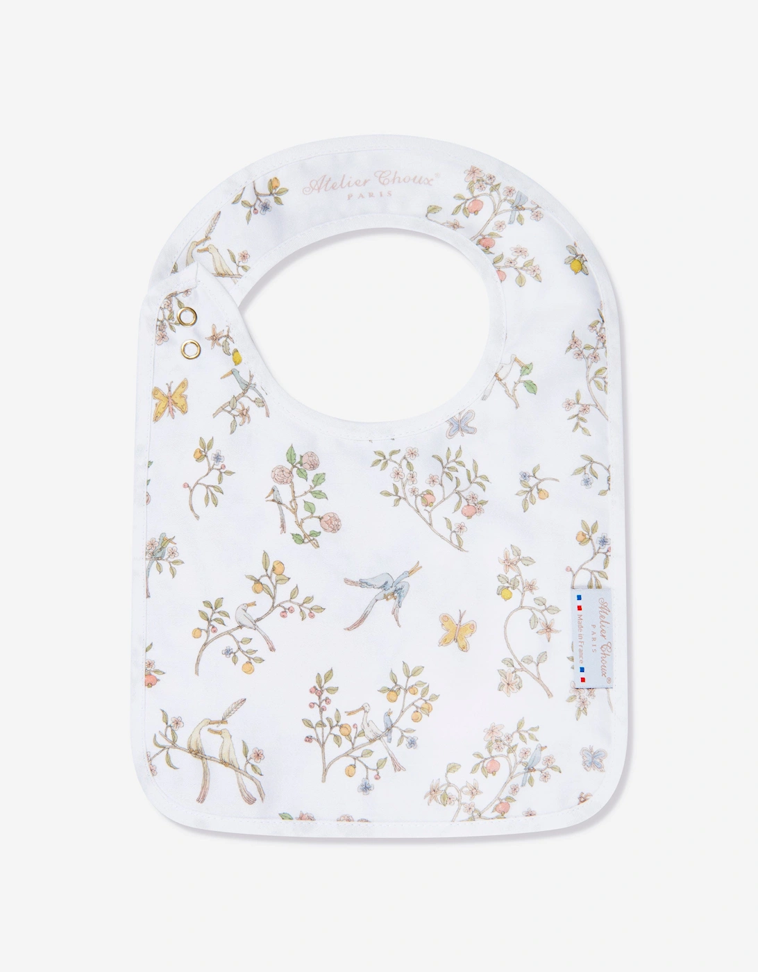 Baby Girls In Bloom Swaddle And Satin Bib Gift Set in Pink