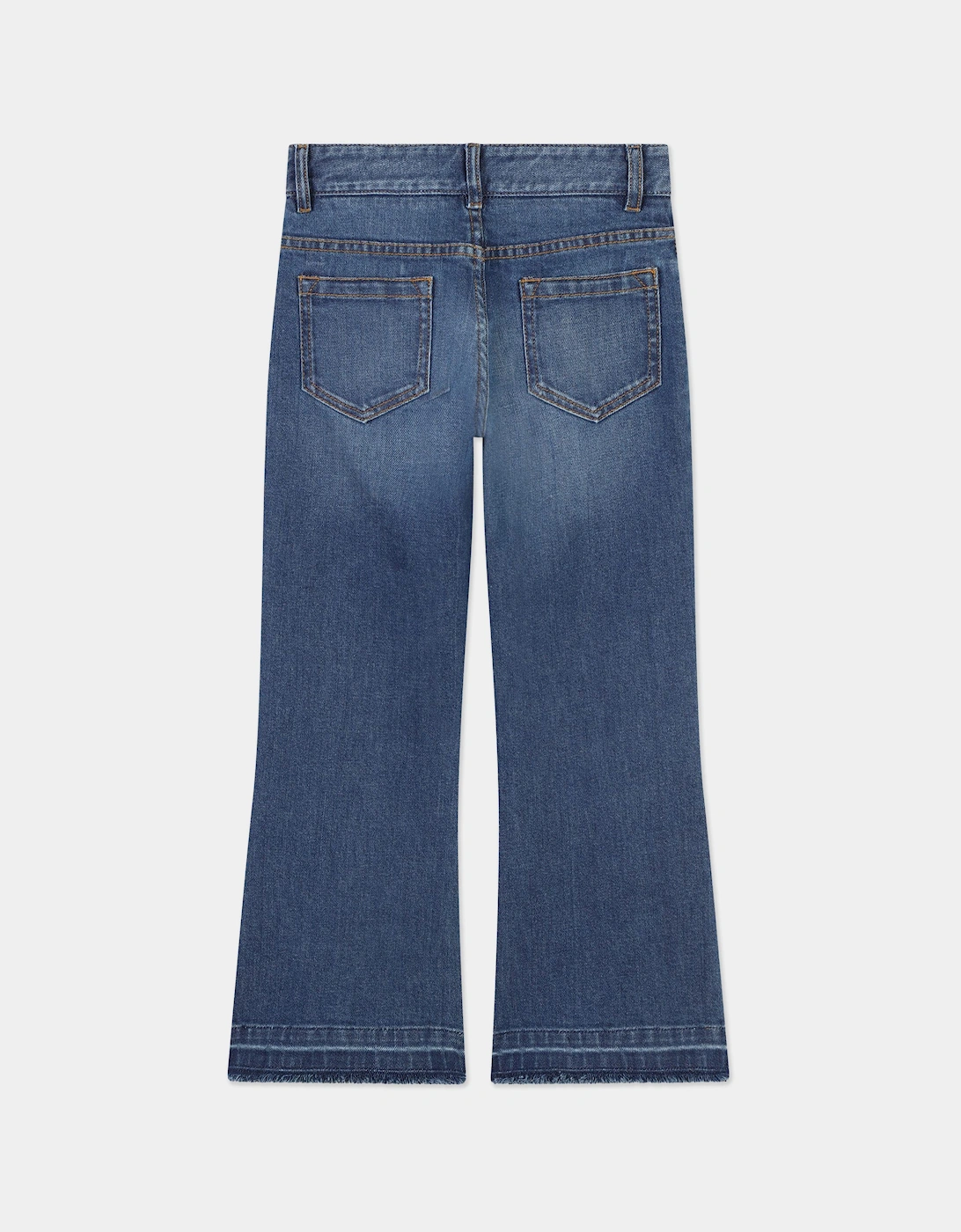 Girls Wide Leg Jeans in Blue