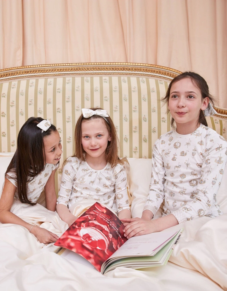 Girls Carousel T-Shirt in White