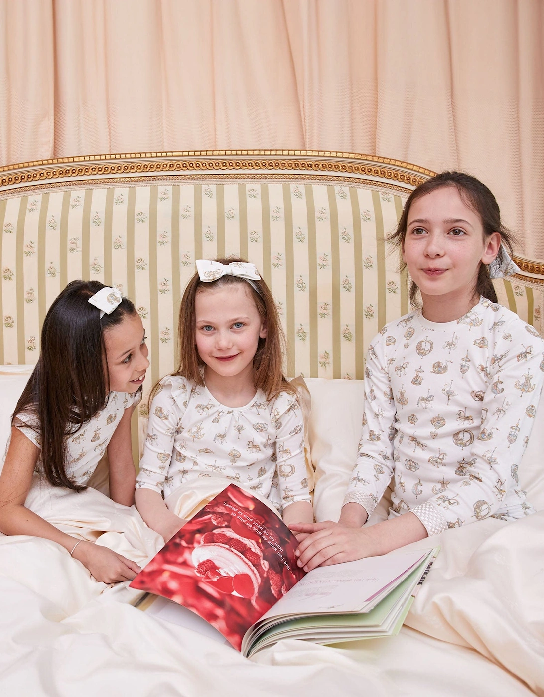 Girls Carousel T-Shirt in White