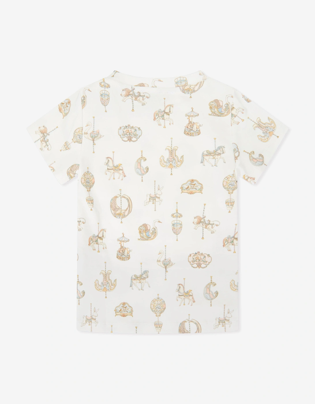 Girls Carousel T-Shirt in White