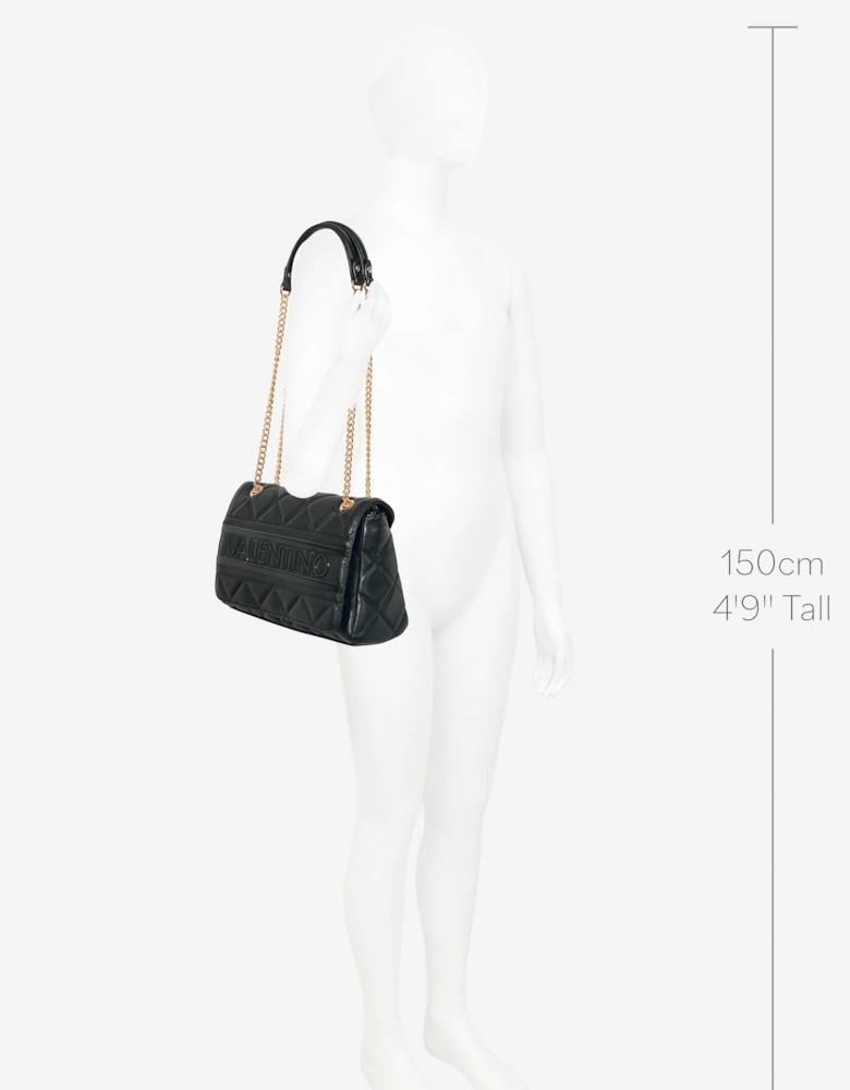 Ada Flap Bag in Black (26cm)