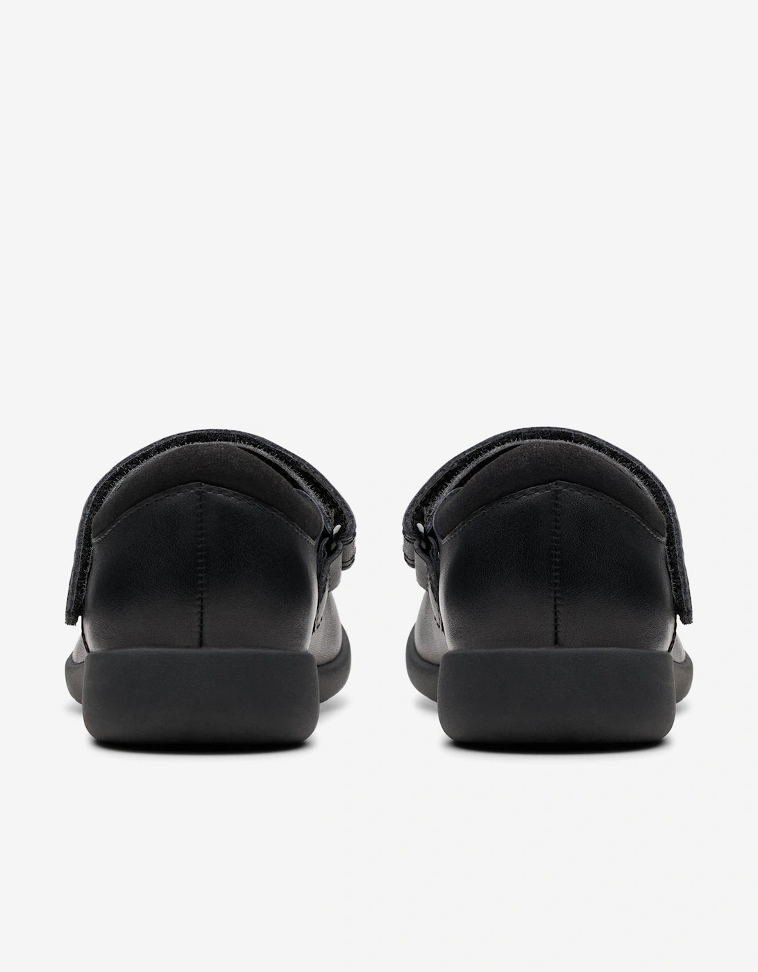 Girls Leather Etch Pure Shoes in Black