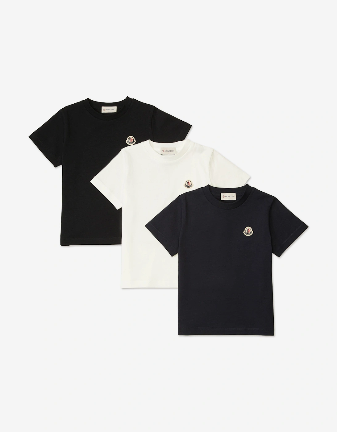 Boys 3 Pack T-Shirt Set in Black, 5 of 4