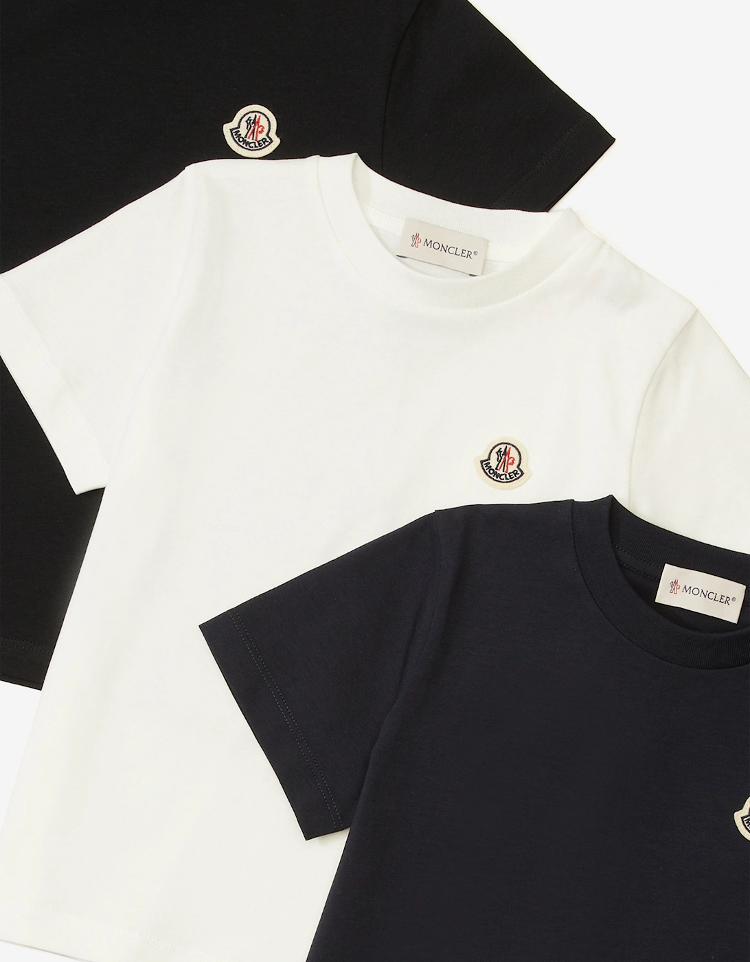 Boys 3 Pack T-Shirt Set in Black
