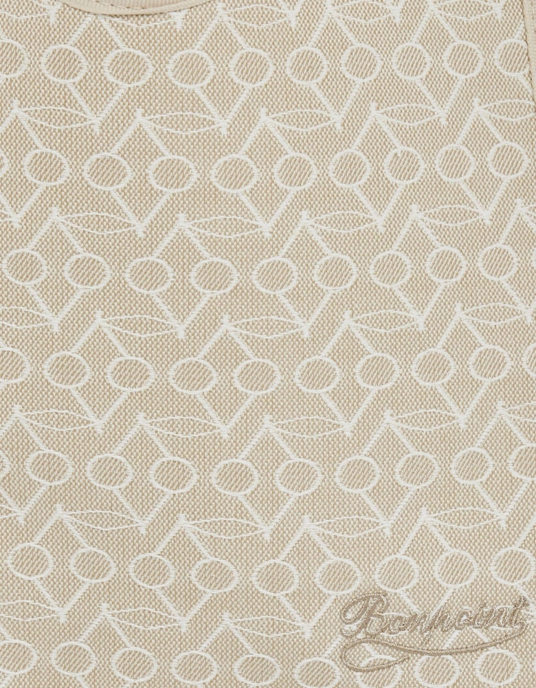 Baby Bavoir Clip Bib in Beige