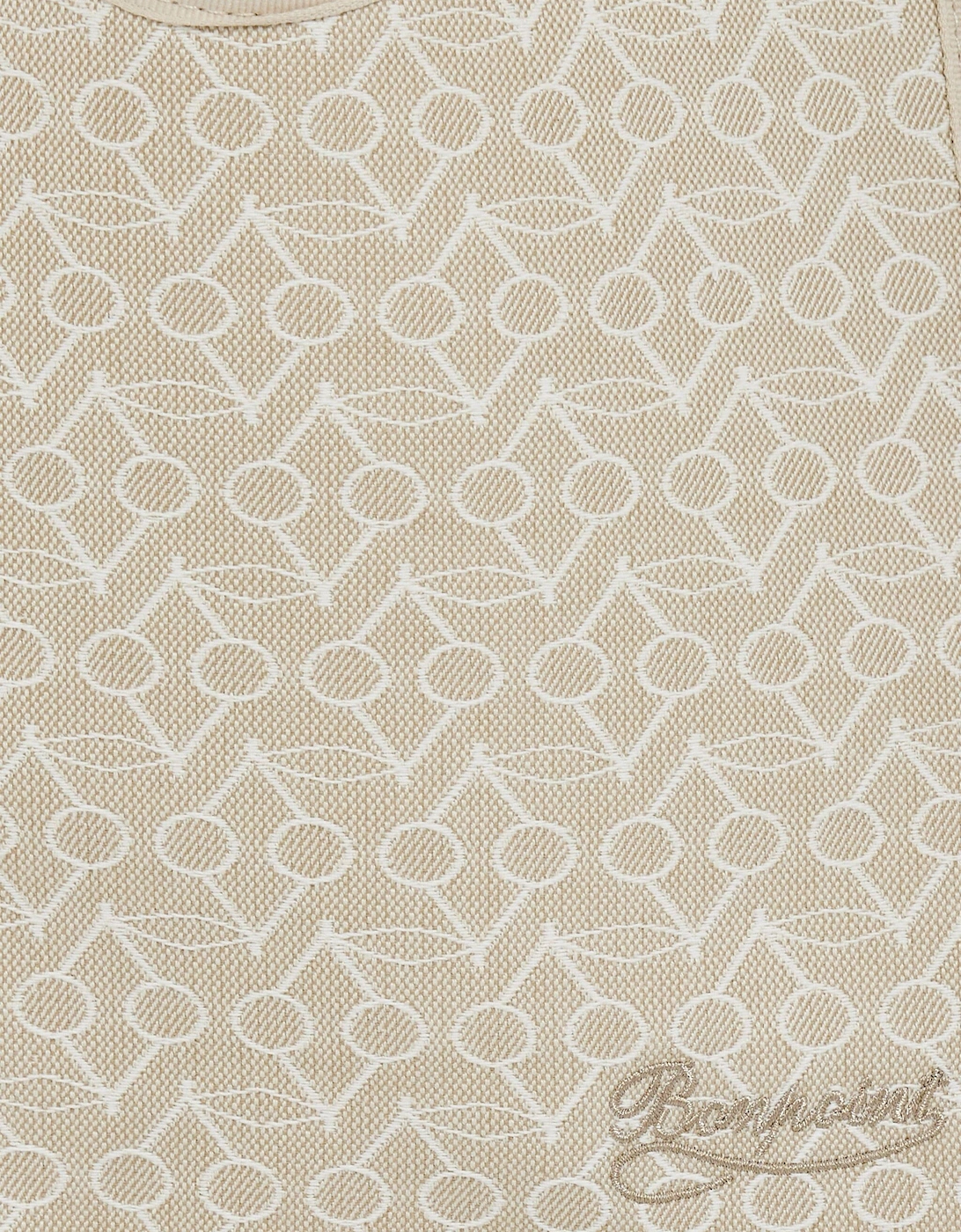 Baby Bavoir Clip Bib in Beige