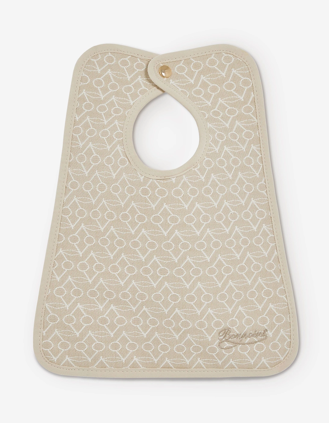 Bonpoint Girl's Bonpoint Baby Bavoir Clip Bib in Beige - Cream
