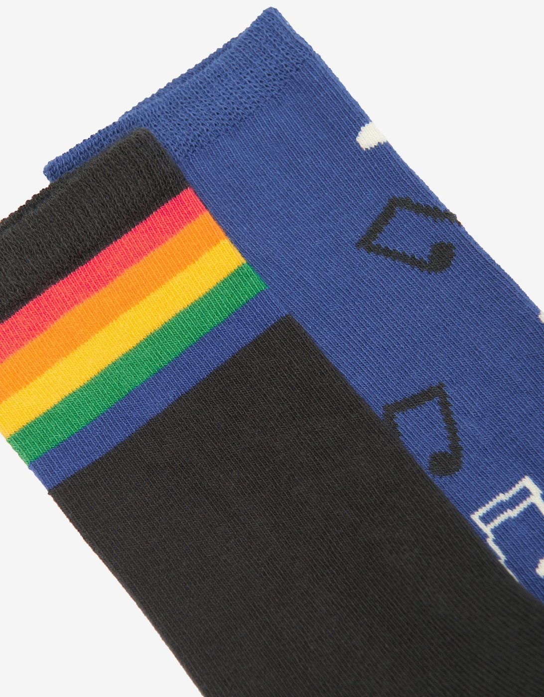 Kids Rainbow 2 Pack Socks Set in Multicolour
