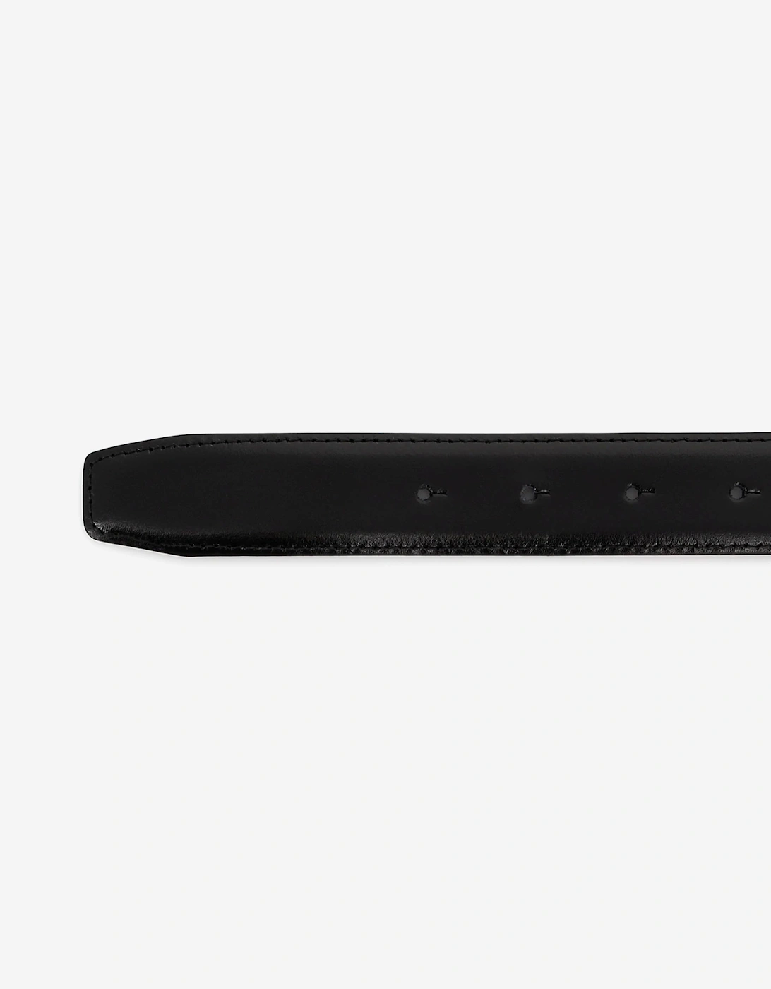 BOSS Boys Leather Branded Belt in Black