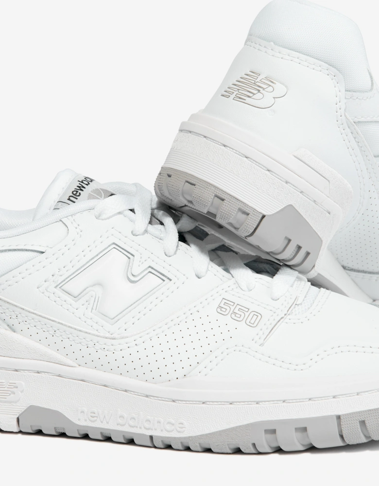 Kids 550 Logo Trainers in White