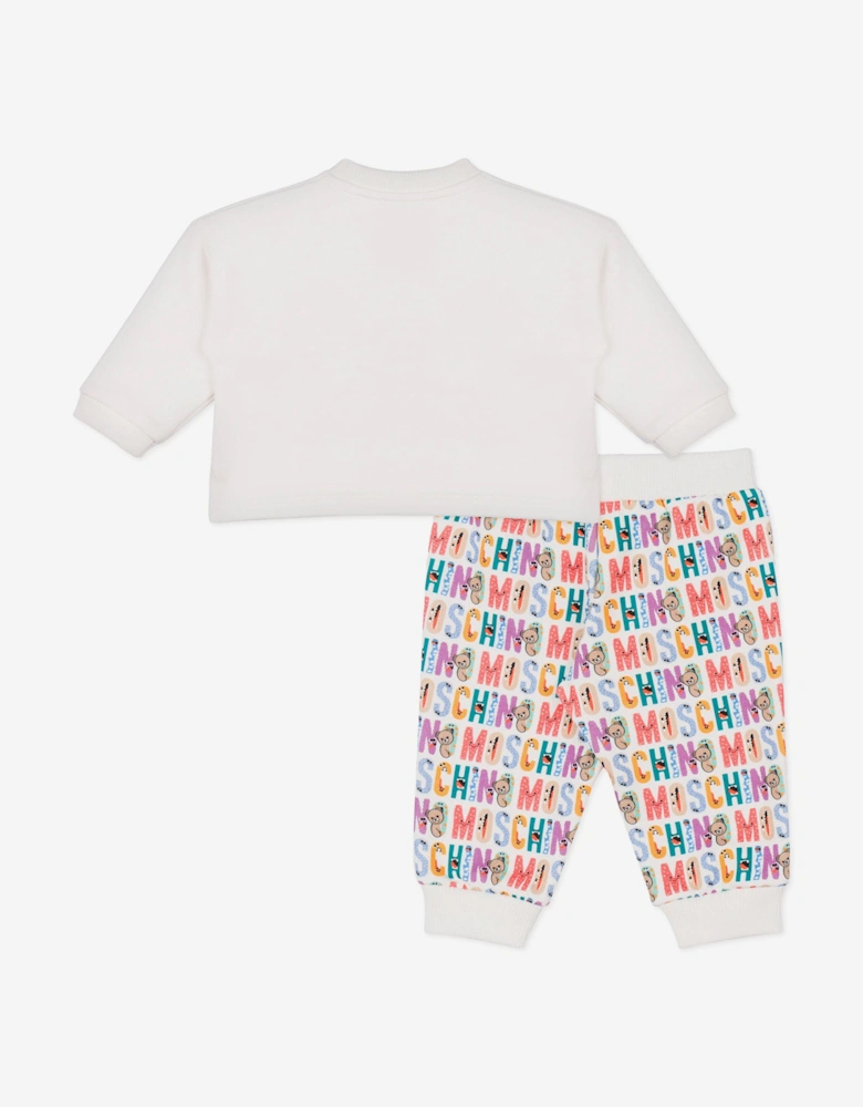 Baby Logo Tracksuit in Ivory