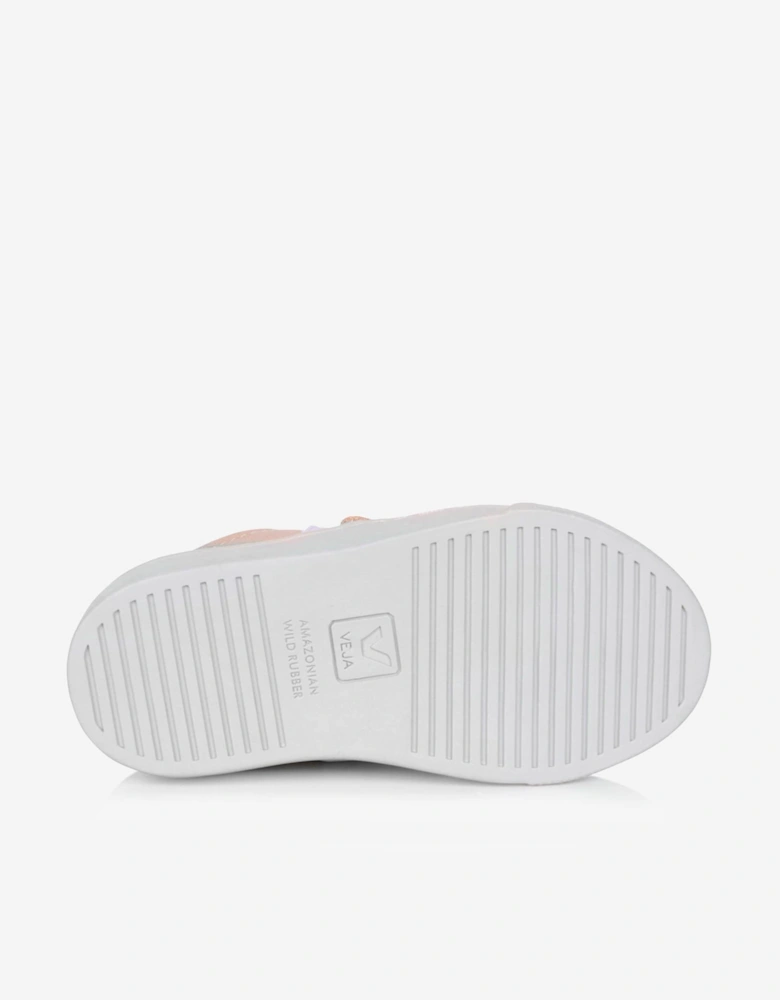 Girls Small Esplar Velcro Trainers in Gold