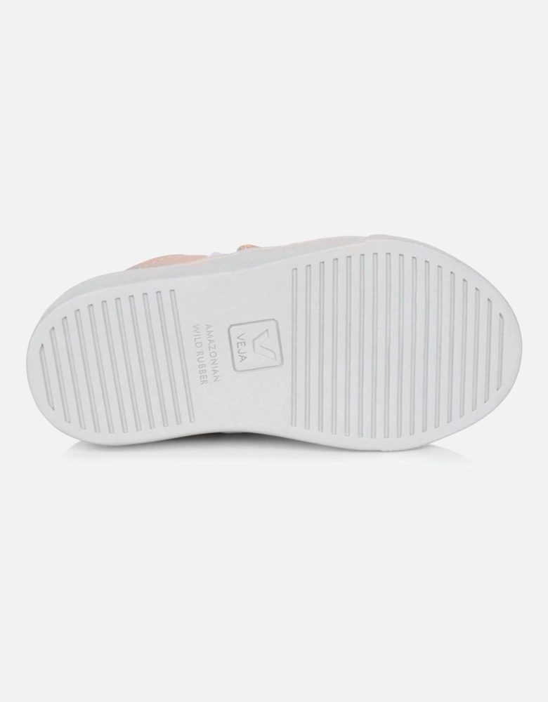 Girls Small Esplar Velcro Trainers in Gold