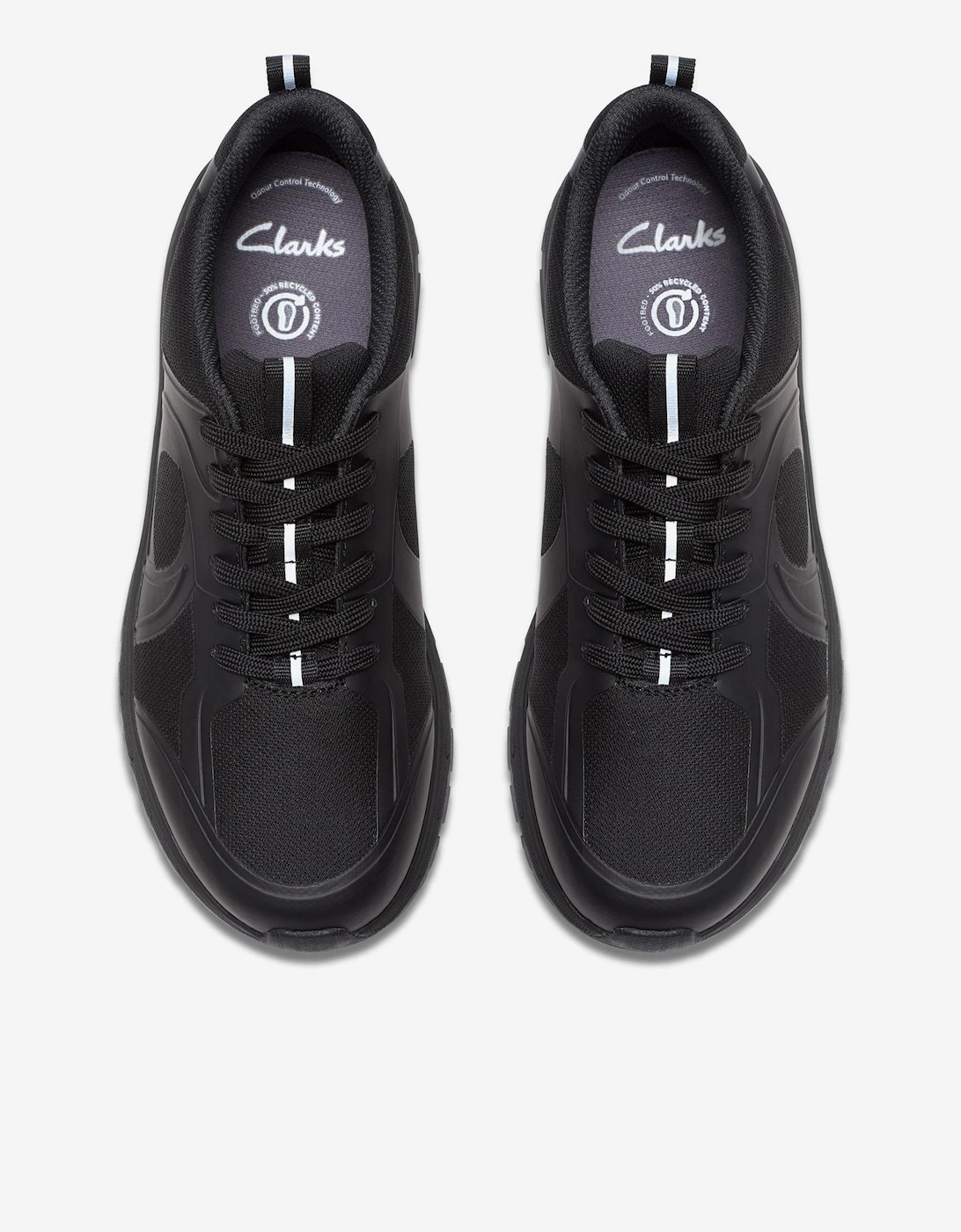 Boys Selva Edge Trainers in Black