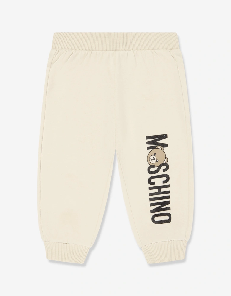 Baby Bear Logo Tracksuit in Beige