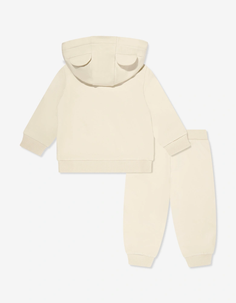 Baby Bear Logo Tracksuit in Beige