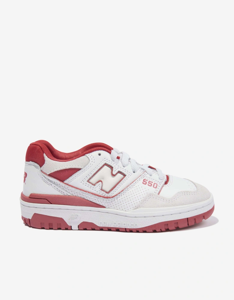 Kids 550 Logo Trainers in White