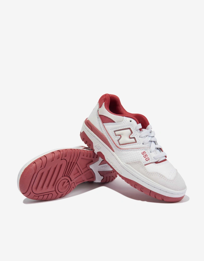 Kids 550 Logo Trainers in White