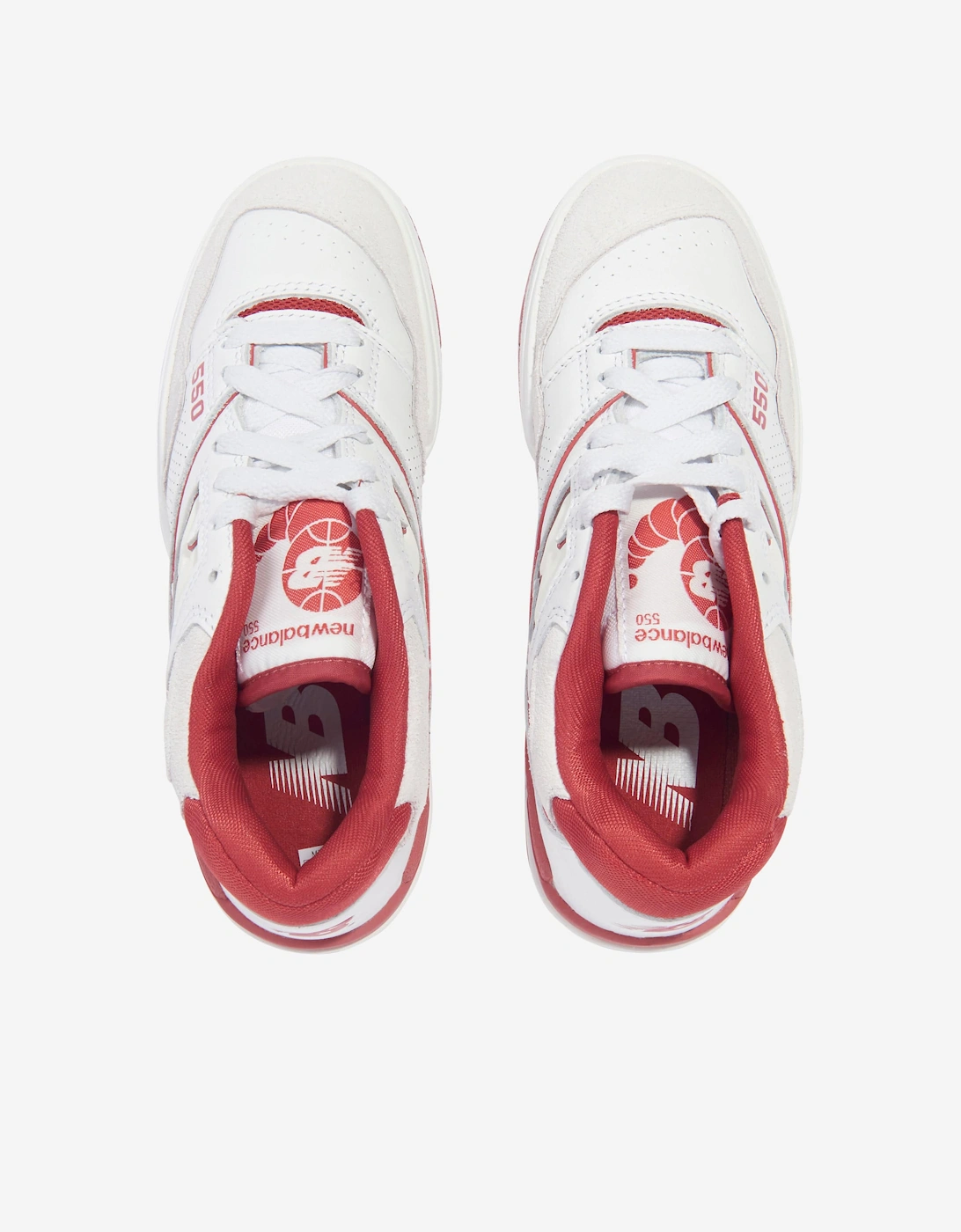 Kids 550 Logo Trainers in White
