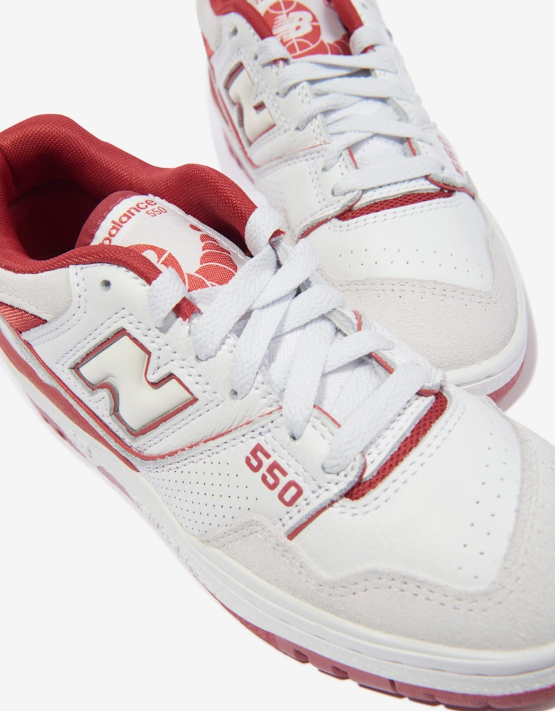 Kids 550 Logo Trainers in White