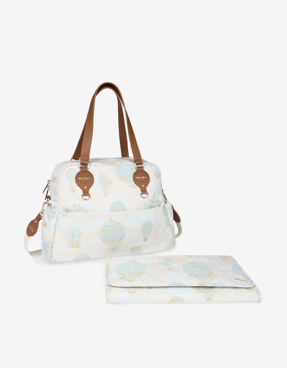 Baby Hot Air Balloons Changing Bag in Blue (38cm), 8 of 7