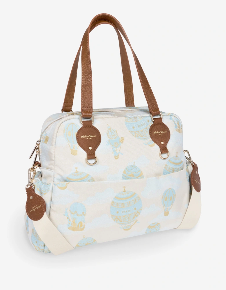 Baby Hot Air Balloons Changing Bag in Blue (38cm)