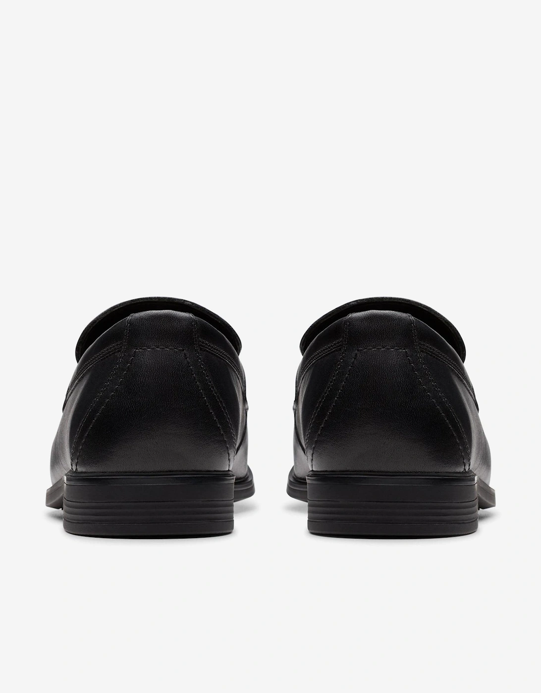 Boys Leather Jonwin Craft Shoes in Black