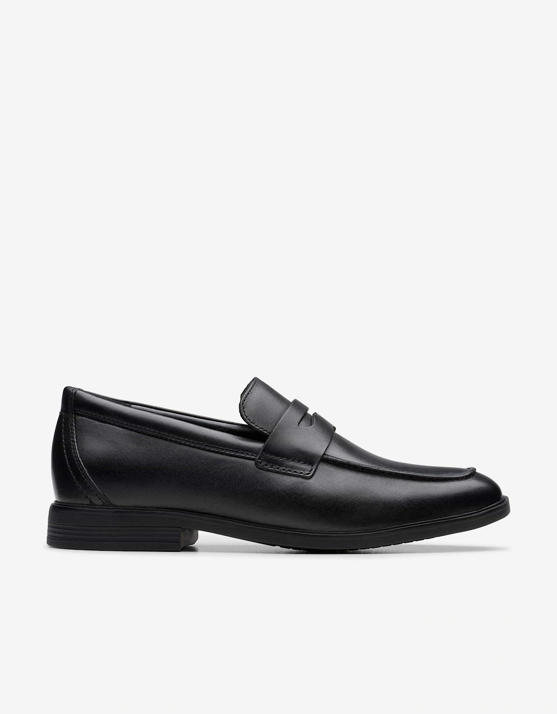 Boys Leather Jonwin Craft Shoes in Black, 5 of 4