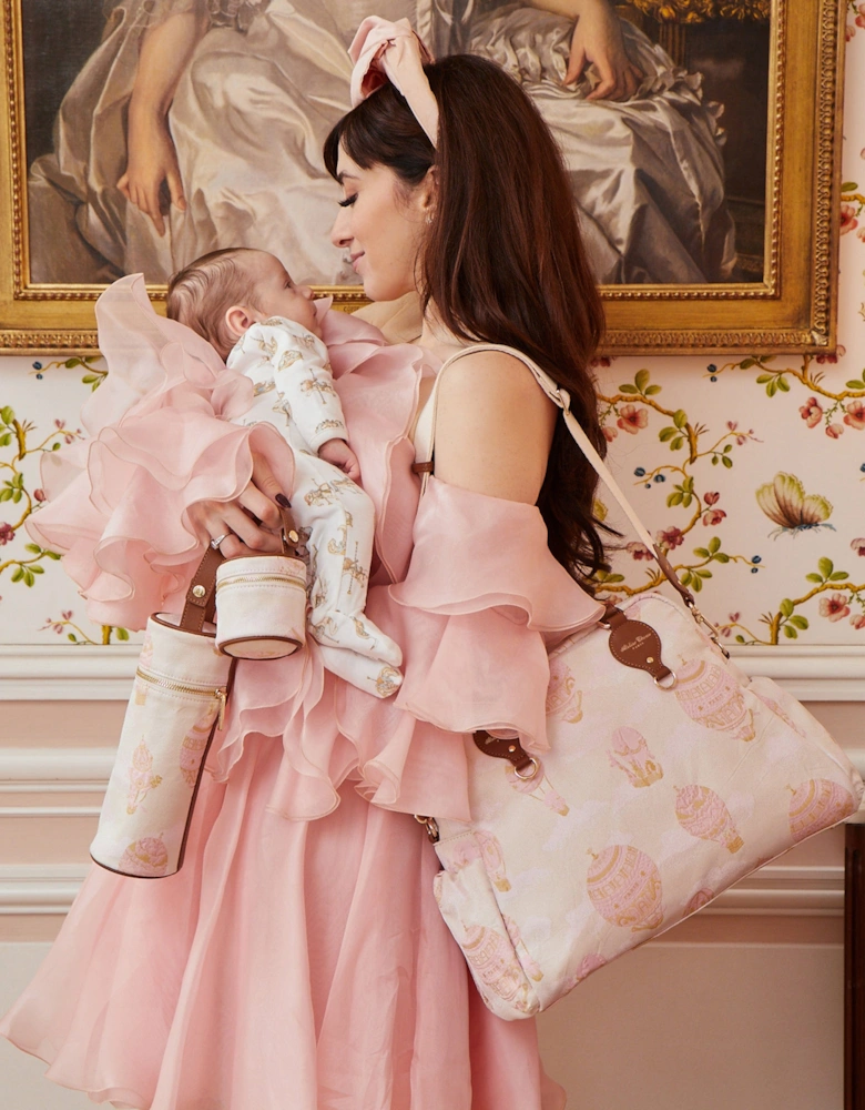Baby Hot Air Balloons Changing Bag in Pink (38cm)
