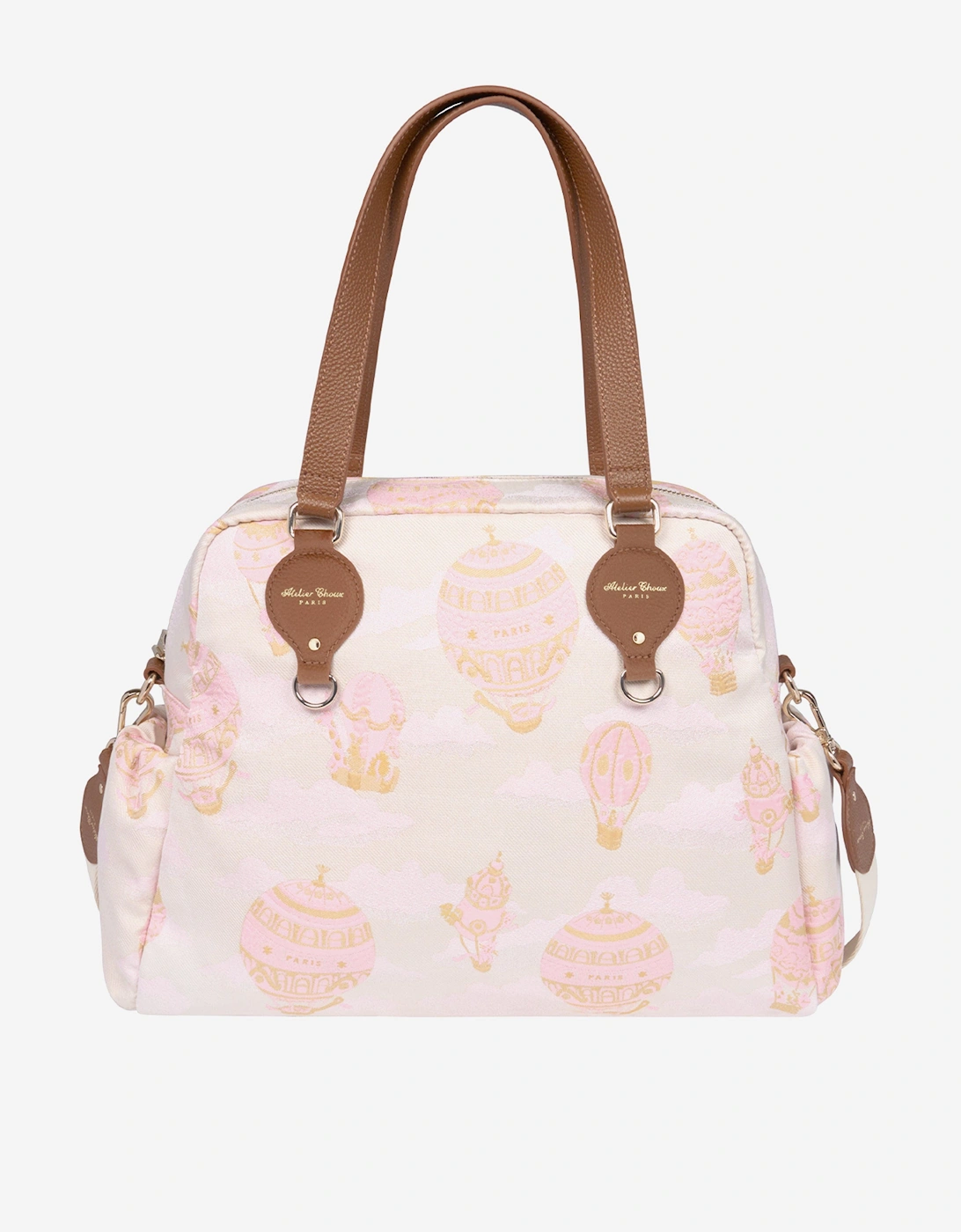 Baby Hot Air Balloons Changing Bag in Pink (38cm)