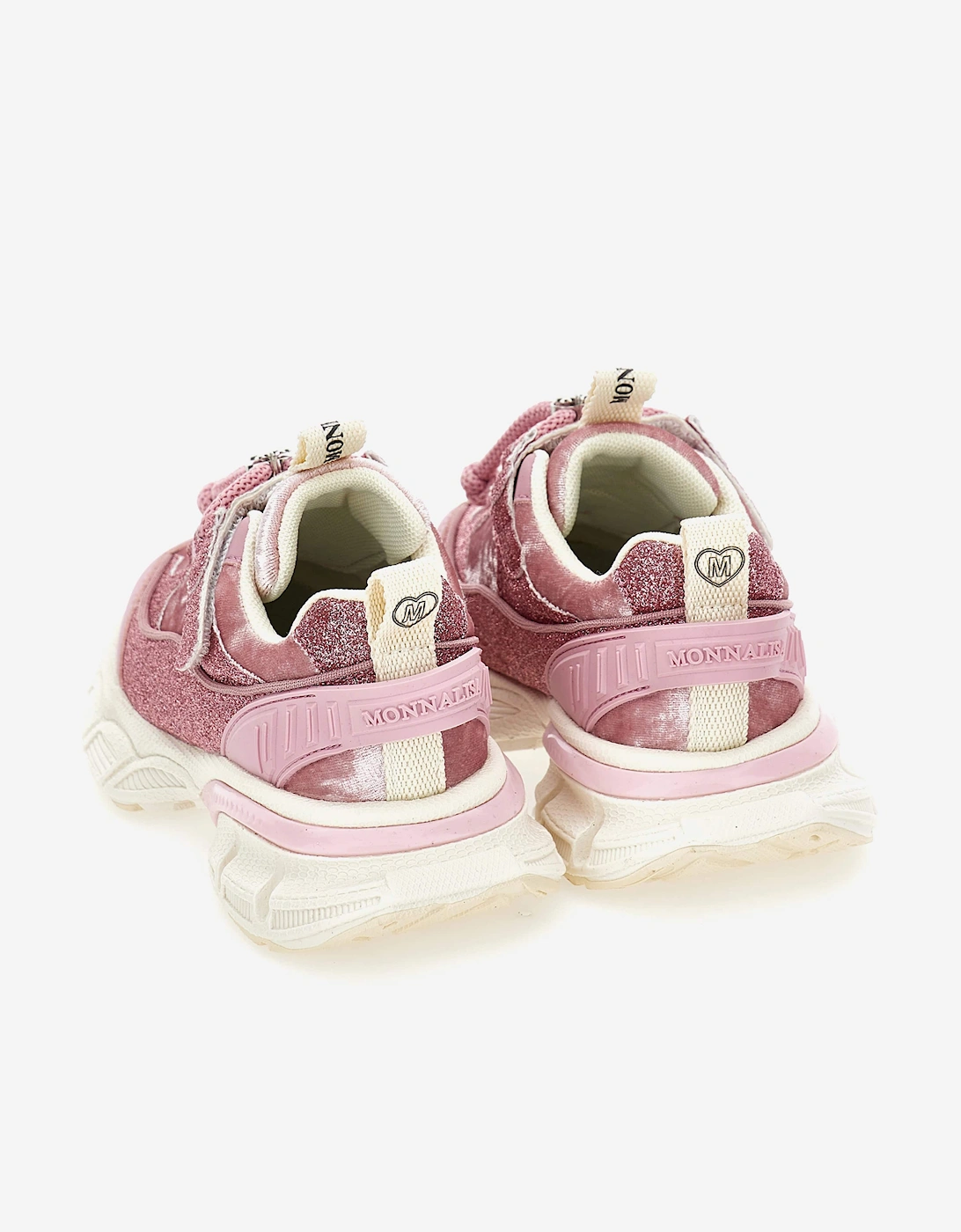 Girls Chunky Glitter Trainers in Pink