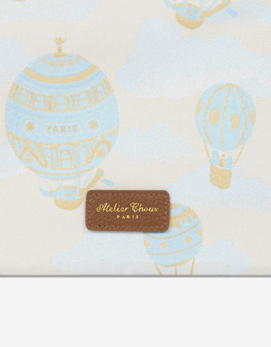 Baby Hot Air Balloons Pouch in Blue (31cm)