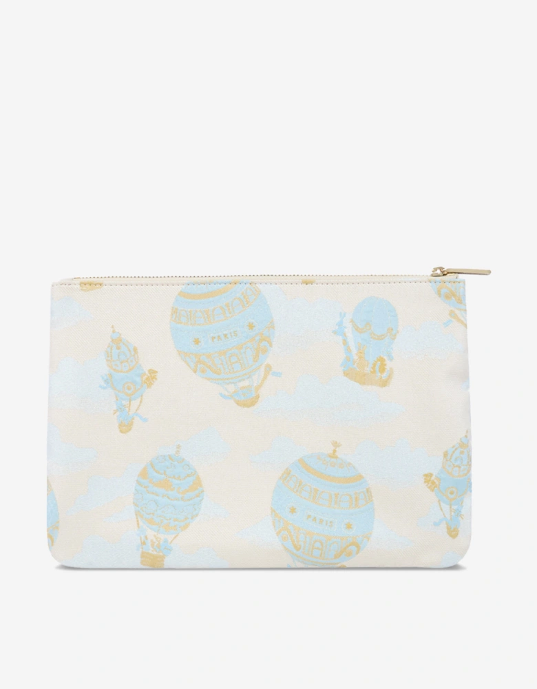 Baby Hot Air Balloons Pouch in Blue (31cm)