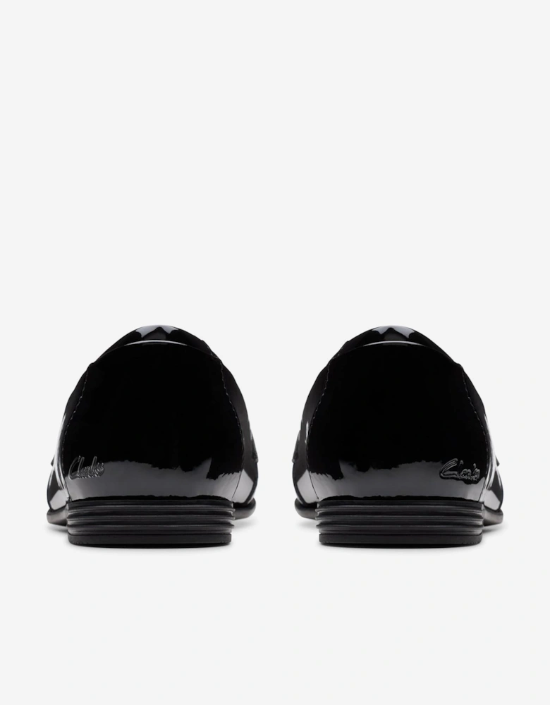 Girls Patent Leather Finja Loafers in Black
