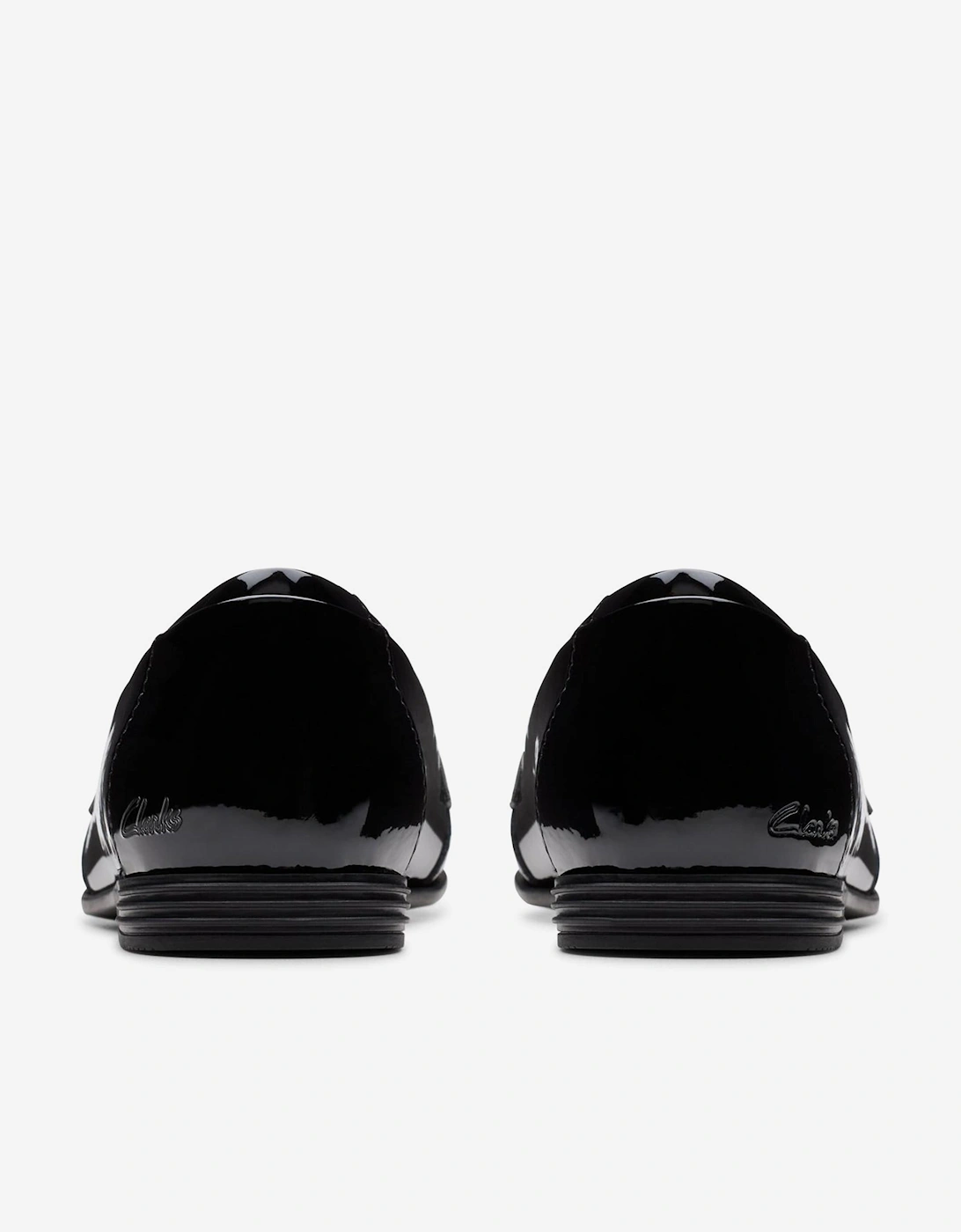 Girls Patent Leather Finja Loafers in Black