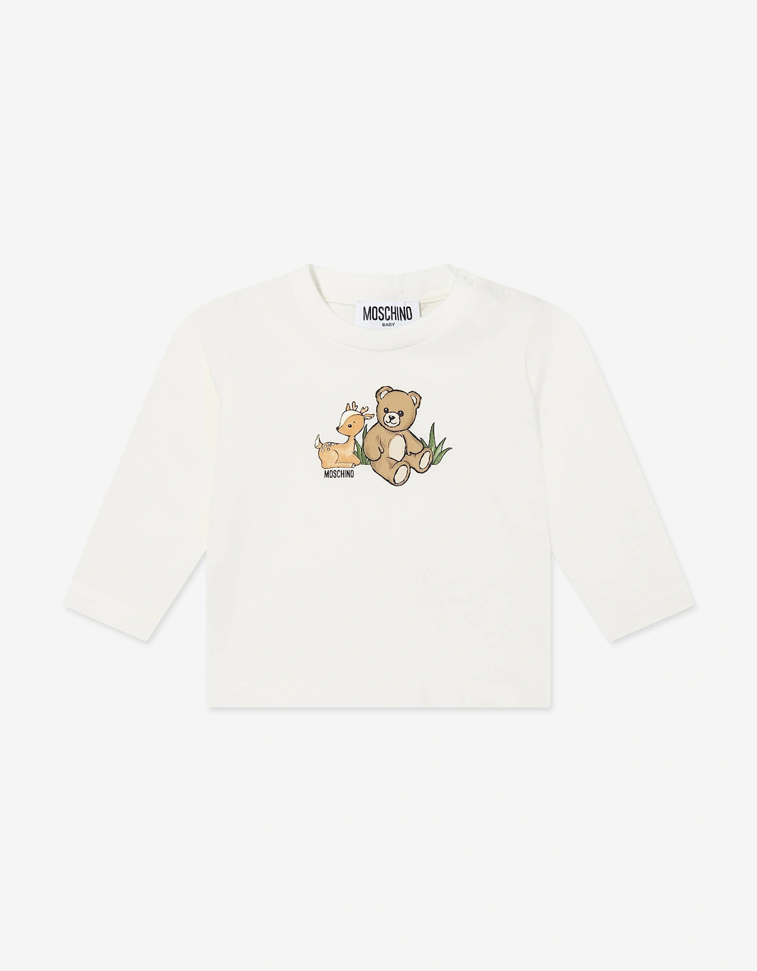 Baby Fawn and Teddy T-Shirt in Ivory, 5 of 4