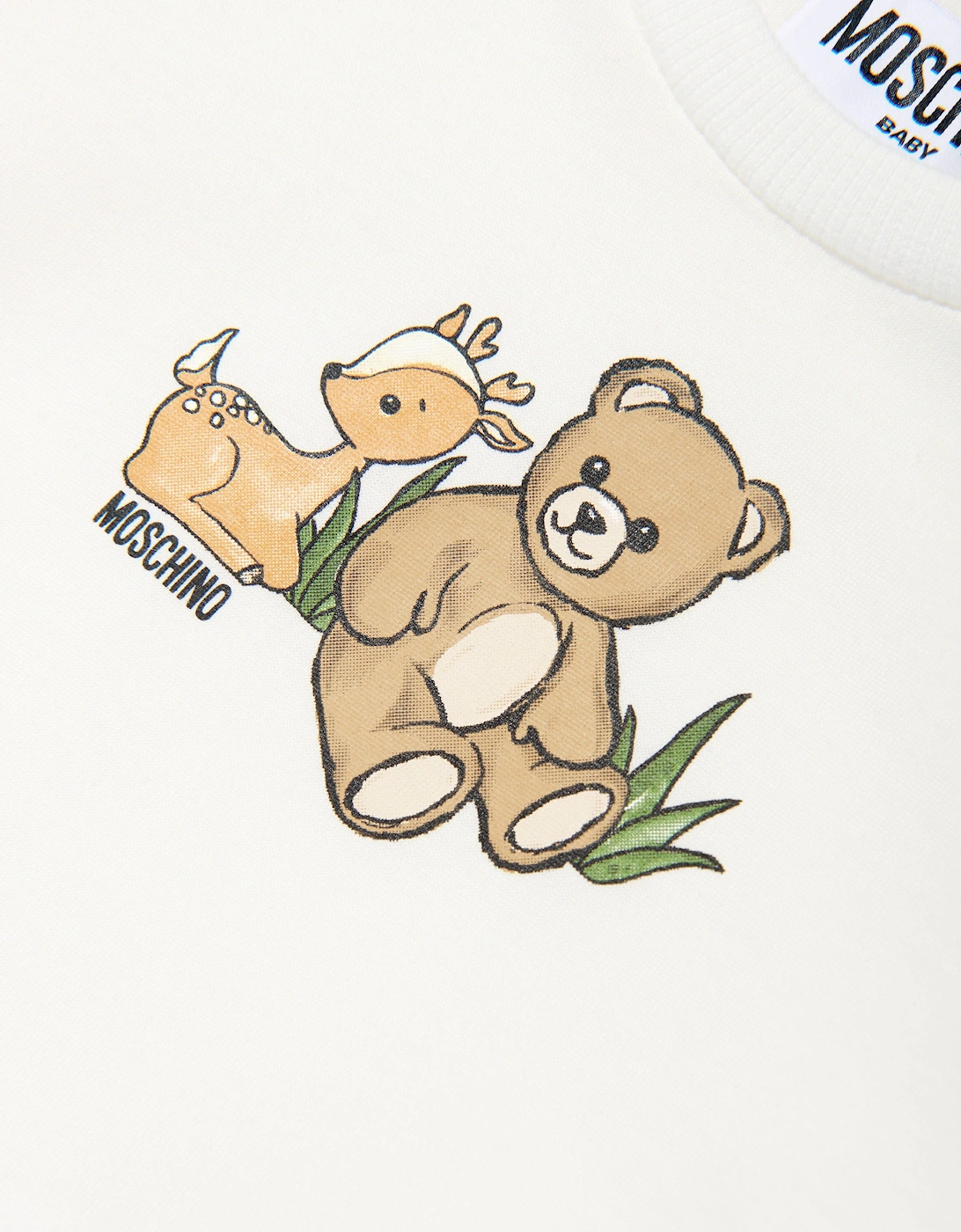 Baby Fawn and Teddy T-Shirt in Ivory