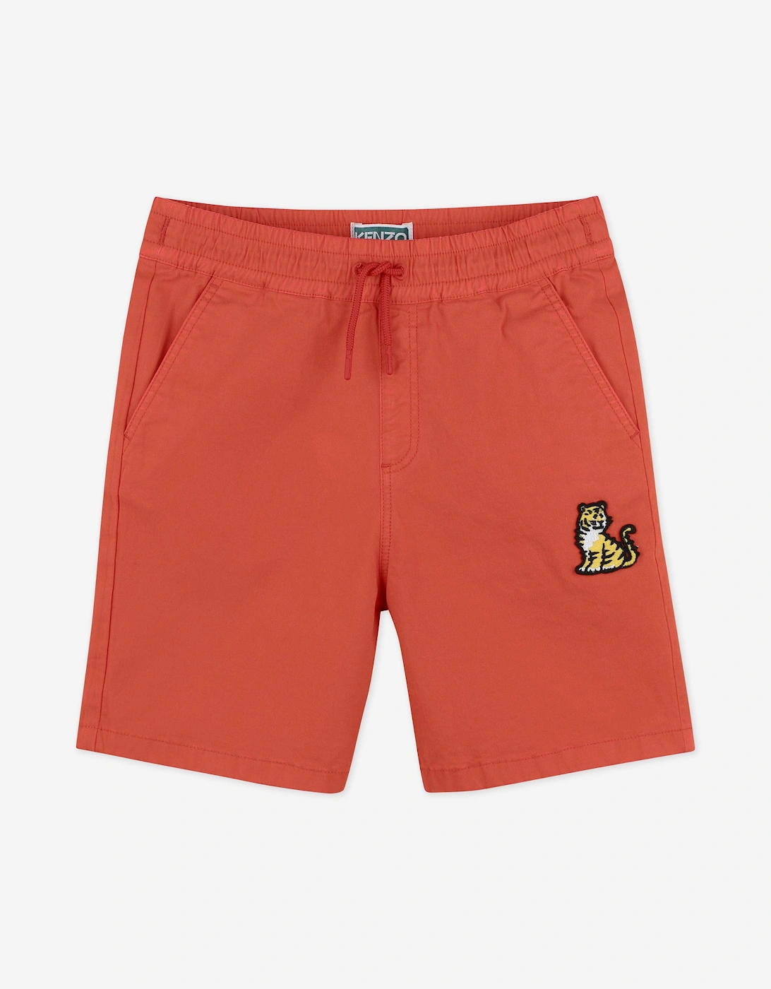 KENZO Boys Kotora Bermuda Shorts in Red - Size: 2 years