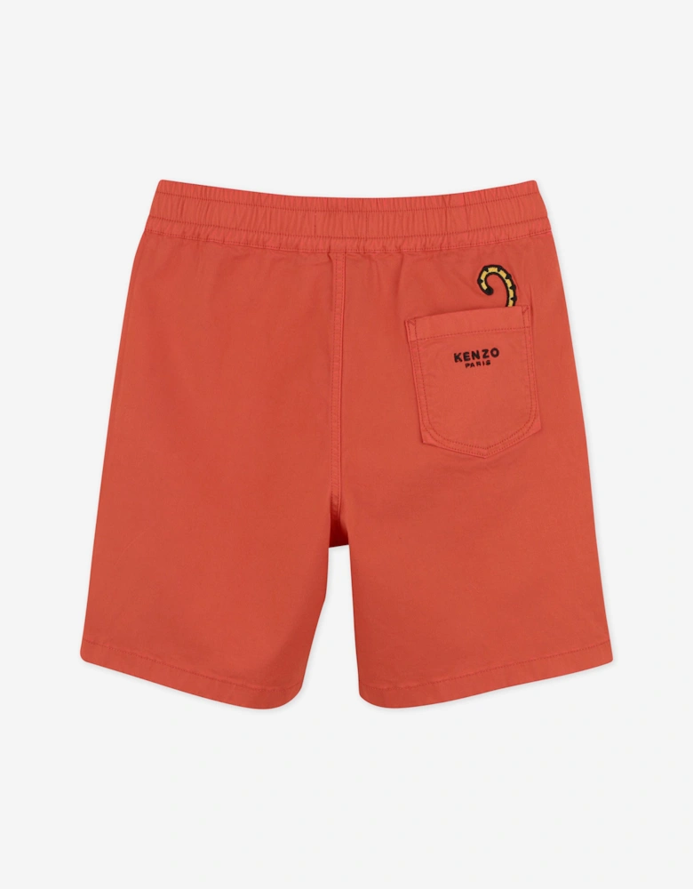 Boys Kotora Bermuda Shorts in Red