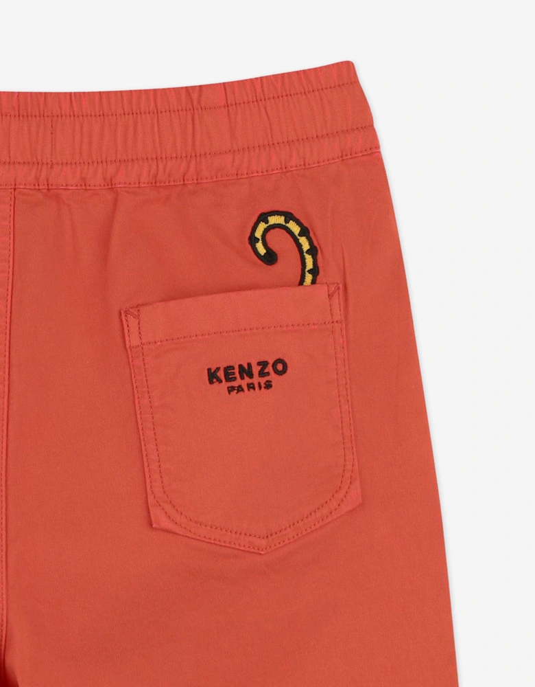 Boys Kotora Bermuda Shorts in Red