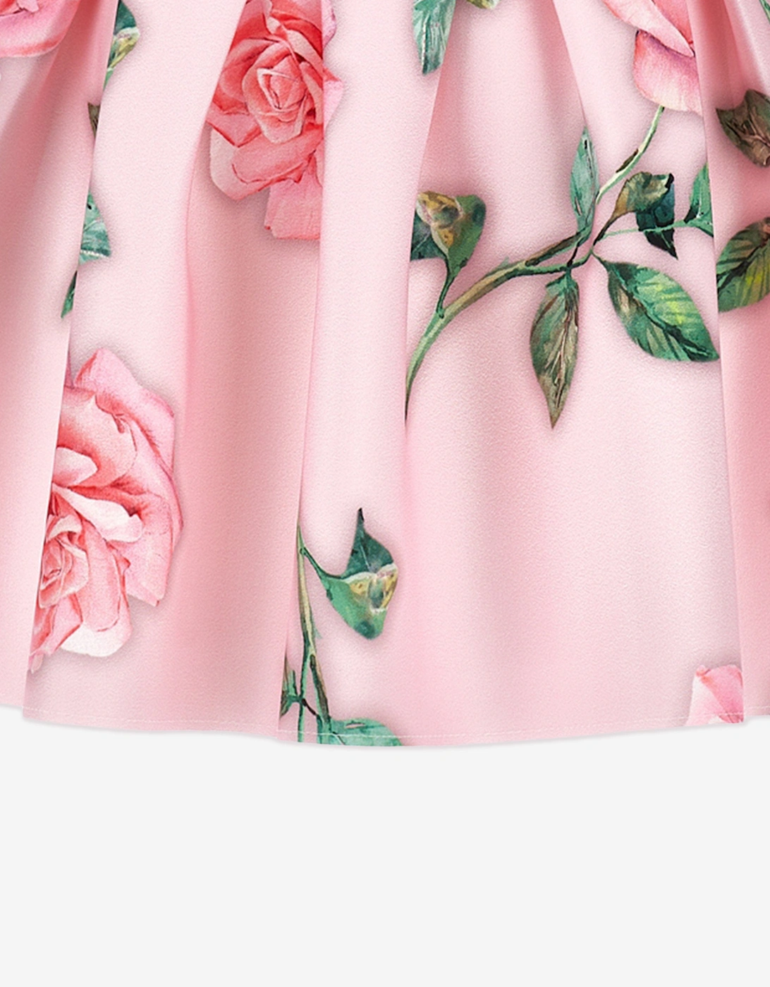 Girls Neoprene Rose Skirt in Pink