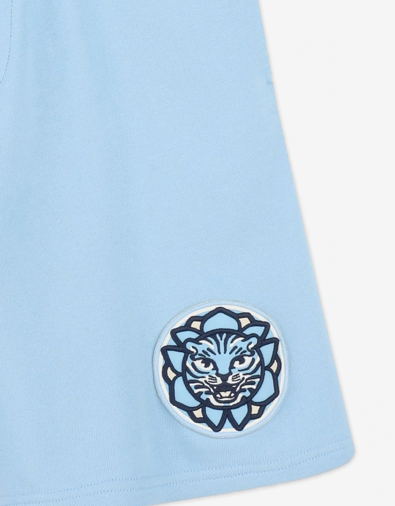 Boys Tiger Bermuda Shorts in Blue