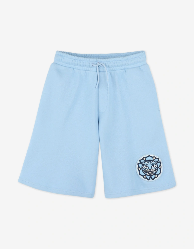 Boys Tiger Bermuda Shorts in Blue