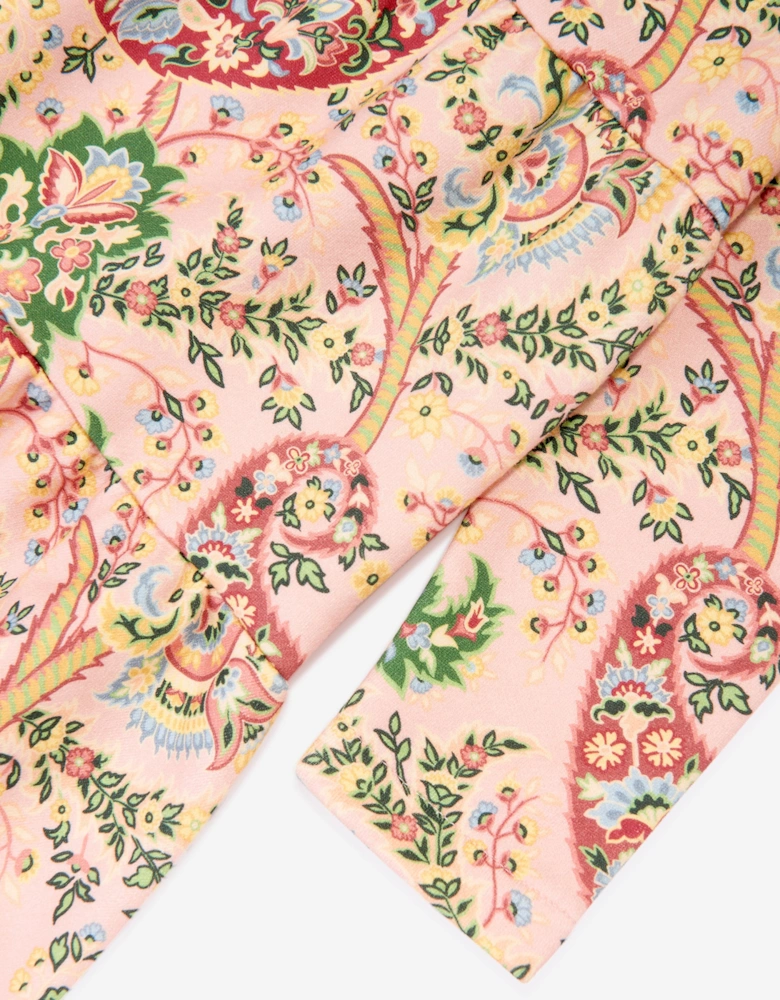 Girls Paisley Print Dress in Multicolour