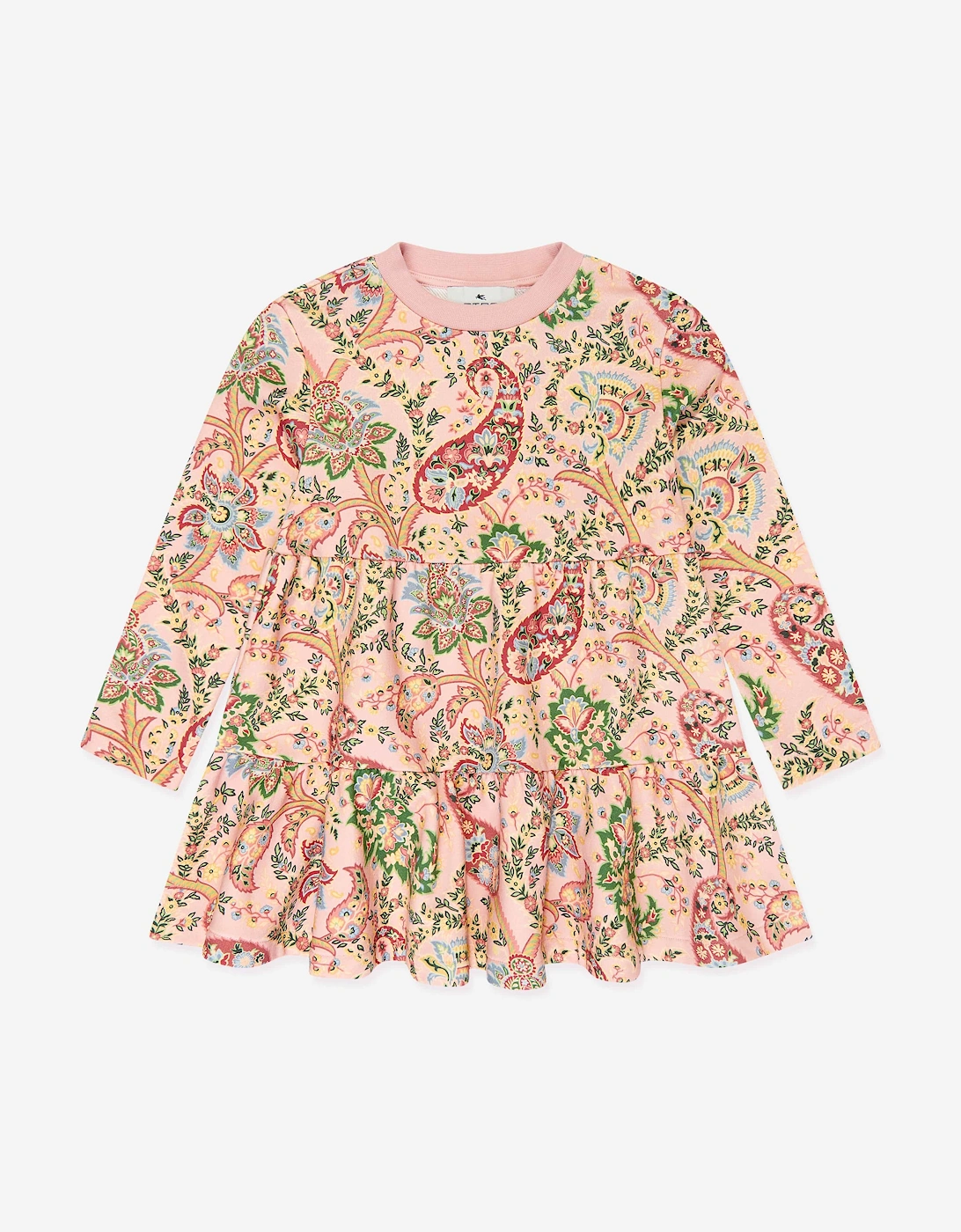 Girls Paisley Print Dress in Multicolour, 5 of 4