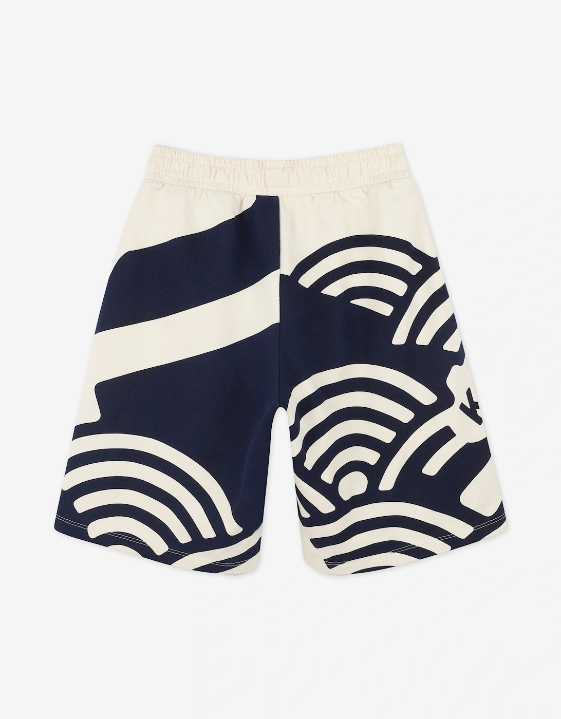 Boys Logo Bermuda Shorts in Beige